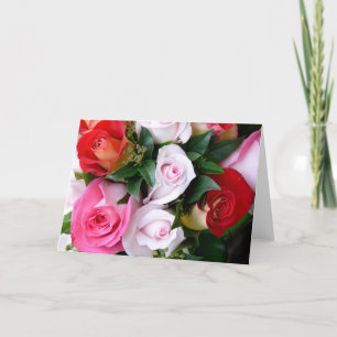 Cartão au nom de la rose