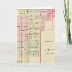 Cartão Auburn, Nebraska