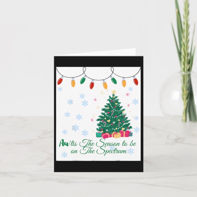 Cartão Au'É A Motivo Para Estar No Espectro (Frente)