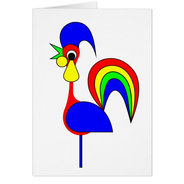 Cartão August Rainbow (Frente)