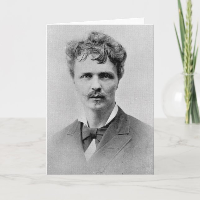 Cartão August Strindberg, 1st January, 1884 (Frente)