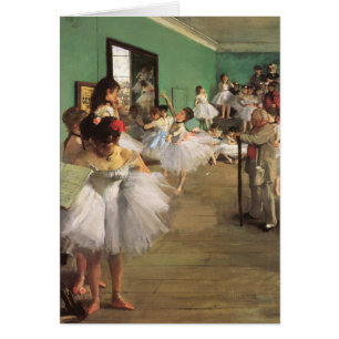 Cartão Aula de Dança de Degas, Impressionismo Antigo Ball