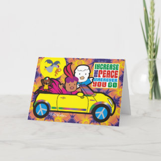 Cartão Aumente A Paz Onde Quer Que Você Vá