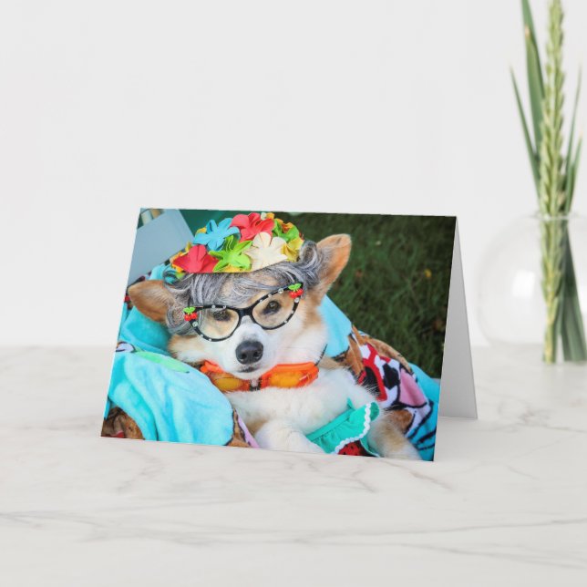 Cartão Aunt Gussy Birthday Card (Frente)