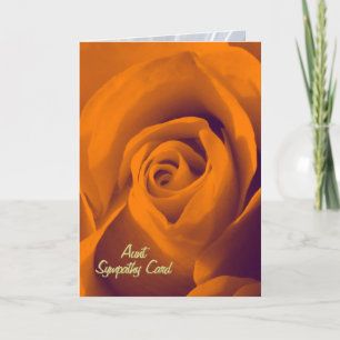 Cartão Aunt, sympathy card