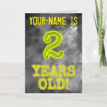 Aura Brilhante Spooky Olhe "2 ANOS!" + Nome