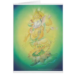 Cartão Aura de Ganesh