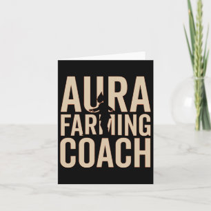 Cartão Aura Farming Coach Boat Racing Halloween