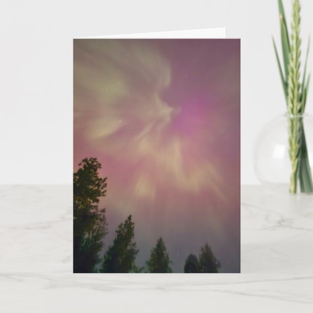 Cartão Aurora Boreal 2 (Frente)