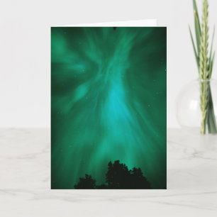Cartão Aurora Boreal Noturna   Ontário, Canadá