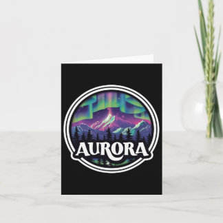 Cartão Aurora Colorado Rock Mounains Co Skiing Winter De
