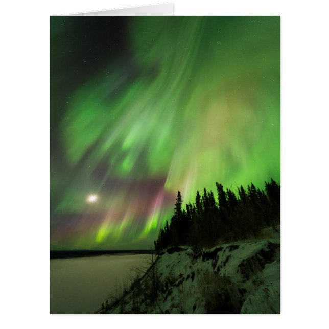 Cartão Aurora explosiva (Frente)