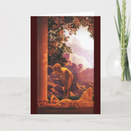 Cartão Aurora, Maxfield Parrish