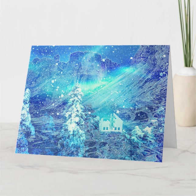 Cartão Aurora Nos Vales  (Frente)