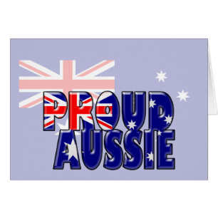 Cartão Aussie orgulhoso