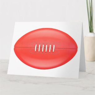 Cartão Aussie Rules Ball