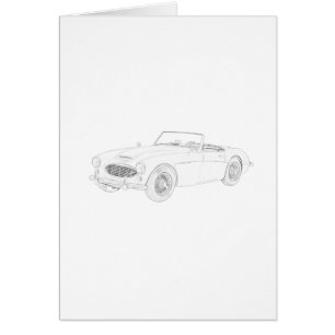 Cartão Austin Healey 1960