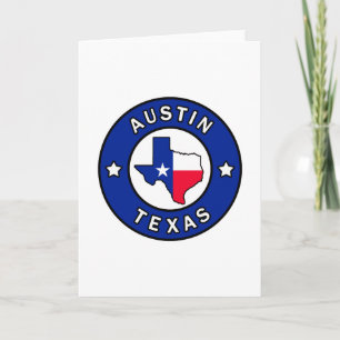 Cartão Austin Texas