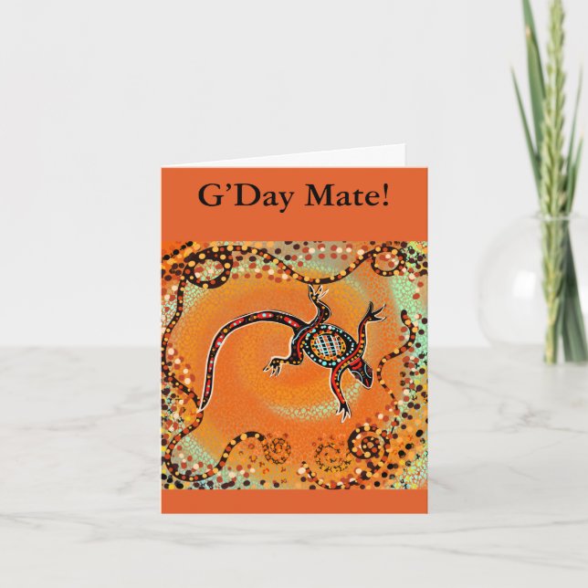 CARTÃO AUSTRÁLIA ARTE                  (Frente)