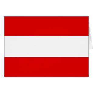 Cartão Austrian Flag