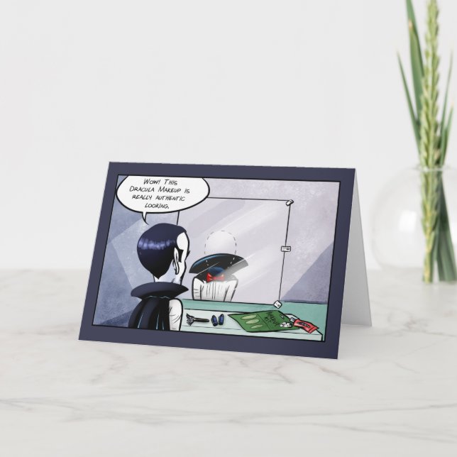 Cartão Authentic Dracula Makeup (Frente)