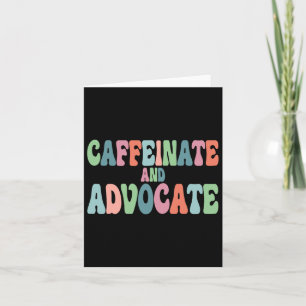 Cartão Autis Especiais De Professores De Cafeinato E Advo