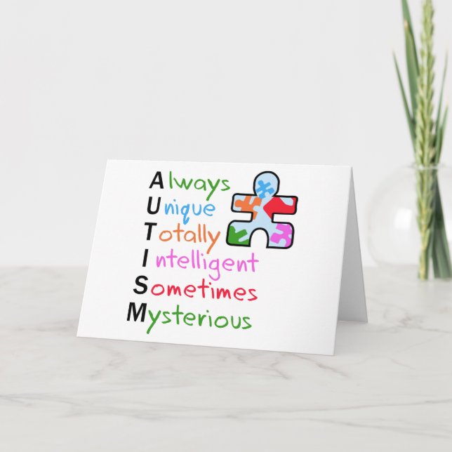 Cartão Autism (Frente)