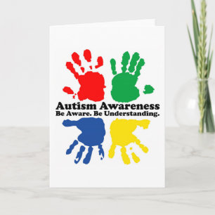 Cartão Autism Awareness