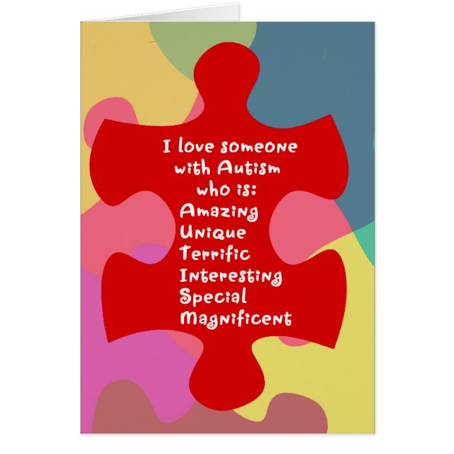 Cartão Autismo Acrótico (Frente)