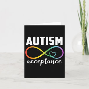 Cartão Autismo Consciência Aceitação de Camisas Autismo C