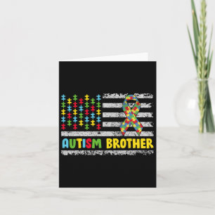 Cartão Autismo Irmão Autismo Sensibilização Mãe Pai Dos E