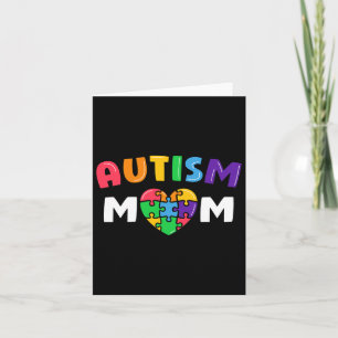Cartão Autismo Mãe Autismo Presente de Consciência