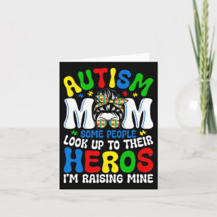 Cartão Autismo Mãe Levantando O Herói Algumas Pessoas Pro