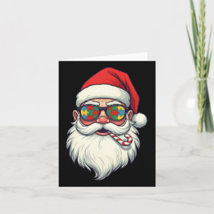 Cartão Autismo Papai Noel Candi Homens de Natal