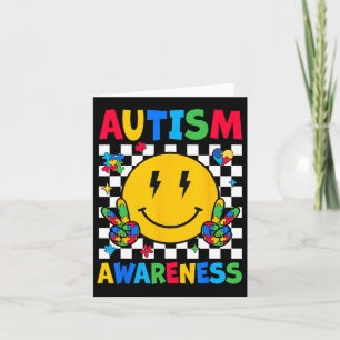 Cartão Autismo Sensibilização Autismo Esquadrão Apoio Sor