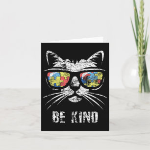 Cartão Autismo Sensibilização Mês Gato Autismo Mãe Pai Vi