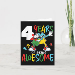 Cartão Autista Menina Autista de 4 anos Autismo Autismo A