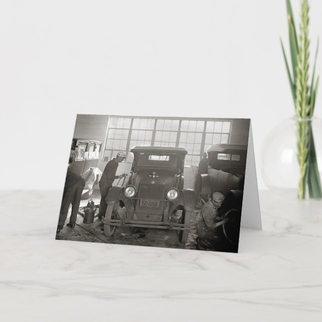 Cartão Auto Body Shop, 1926 (Frente)