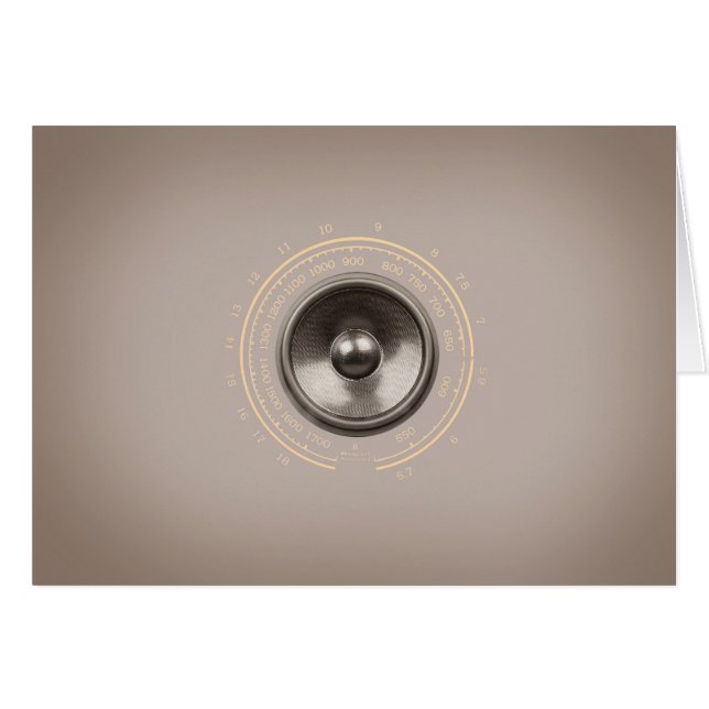 Cartão Auto-falante (Frente Horizontal)