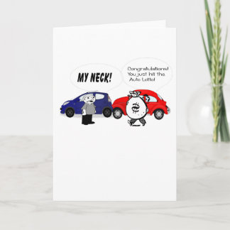Cartão Auto Lotto Greeting Card