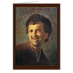 Cartão Auto-Retrato por Rembrandt Harmensz. Van Rijn