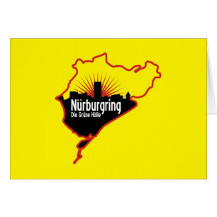 Cartão Autódromo de Nurburgring Nordschleife, Alemanha