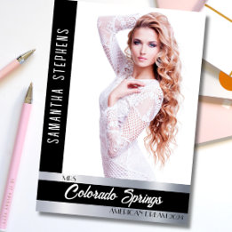 Cartão Autográfico Personalizado para Pageants | O