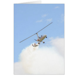 Cartão Autogyro em voo