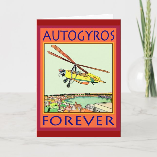 Cartão Autogyros Forever (Frente)
