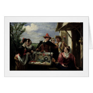 Cartão Autolycus, cena "do conto de um inverno", 1836