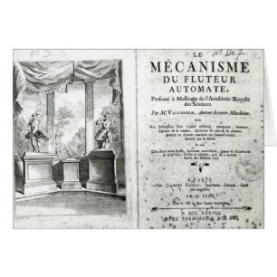 Cartão Automações, ilustração da frontispício
