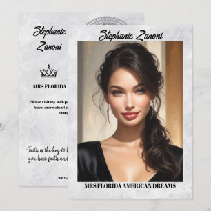 Cartão Automático do Pageant de Bordo de Gelo Marb