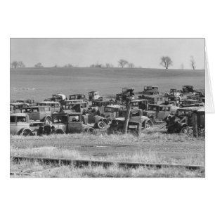 Cartão Automóveis Abandonados, 1935