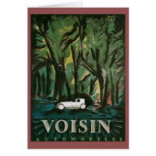 Cartão Automóveis de Voisin